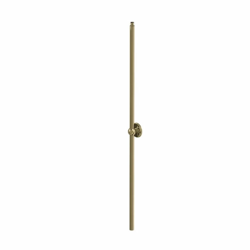 Arcade vertical rigid riser pipe and wall mounting gold